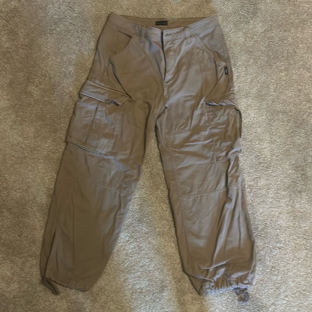 Silver Cargo Pants.  Size 30